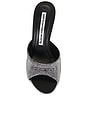 view 5 of 5 Cher 105mm Mule in Black & Silver