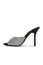 view 6 of 5 Cher 105mm Mule in Black & Silver