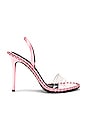 view 1 of 5 Nova Crystal Sandal in Prism Pink
