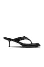 view 1 of 5 Jessie Lug Sport Thong Mule in Black