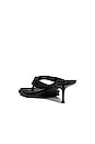 view 3 of 5 Jessie Lug Sport Thong Mule in Black