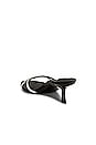 view 3 of 5 Dahlia 50 Crystal Sandal in Black & Clear