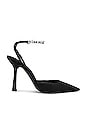 view 1 of 5 Delphine 105 Logo Strap Pump in Black