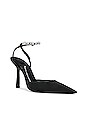 view 2 of 5 Delphine 105 Logo Strap Pump in Black