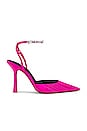 view 1 of 5 ESCARPIN DELPHINE 105 LOGO STRAP in Pink