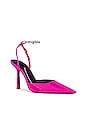 view 2 of 5 ESCARPIN DELPHINE 105 LOGO STRAP in Pink