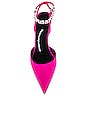 view 4 of 5 ESCARPIN DELPHINE 105 LOGO STRAP in Pink