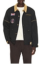 view 1 of 5 Oversized Pipeline Canvas Jacket in Black
