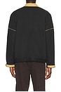 view 2 of 5 Oversized Pipeline Canvas Jacket in Black