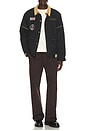 view 4 of 5 Oversized Pipeline Canvas Jacket in Black