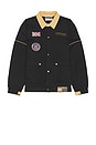 view 5 of 5 Oversized Pipeline Canvas Jacket in Black