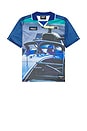 view 5 of 5 Johnny Collar Jersey in Blue