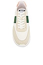 view 4 of 6 Genesis Vintage Runner Sneaker in White, Orange & Green