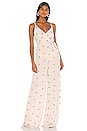 view 1 of 4 Cosmina Jumpsuit in Embellished Blush