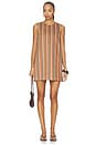 view 2 of 4 Barbale Dress in Bourborn Stripe in Bourbon Stripe