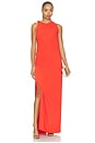view 1 of 3 Calysea Dress in Red Orange