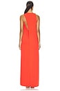 view 4 of 3 Calysea Dress in Red Orange