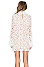 view 3 of 4 Alanis Ruffle Sleeve Lace Dress in White Embroiderey