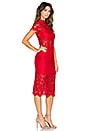 view 2 of 4 Leona Dress in Red Lace