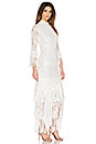 view 2 of 4 VESTIDO MIDI ANGELA in White Lace
