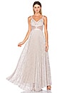 view 1 of 4 Isabella Gown in Silver Blush