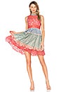 view 4 of 5 Vedette Dress in Multicolor Lace