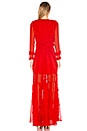 view 3 of 3 Janine Sheer Gown in Red