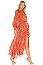view 3 of 4 Irina Dress in Botanical Red