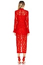 view 3 of 3 FALA ドレス in Red Lace