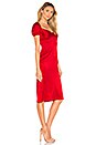 view 2 of 3 VESTIDO MIDI CADIZ in Red