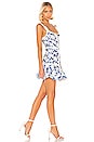 view 2 of 3 Lisel Dress in Blue Palm Jacquard