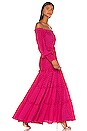 view 2 of 4 Thalssa Gown in Fuchsia Dot
