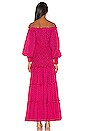 view 3 of 4 Thalssa Gown in Fuchsia Dot