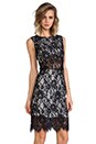 view 3 of 6 Kruse Short Lace Dress in Black Lace