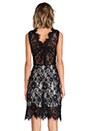 view 4 of 6 Kruse Short Lace Dress in Black Lace