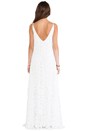 view 3 of 4 Kellis Crocheted Maxi Dress in White Crochet