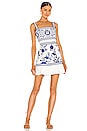 view 1 of 3 ПЛАТЬЕ ASTERIA in Blue Embroidery