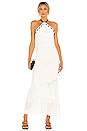 view 1 of 3 Ibada Knit Halter Long Dress in White