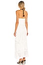 view 3 of 3 Ibada Knit Halter Long Dress in White