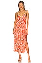 view 1 of 3 Azzorre Dress in Tangerine Zinnia