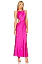view 1 of 3 Lune Dress in Magenta