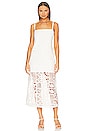 view 1 of 3 Bronze Midi Dress in White