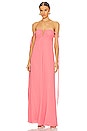view 1 of 3 Dali Gown in Coral Pink