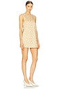 view 2 of 3 Anicka Dress in Ivory & Orange