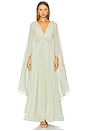 view 1 of 5 Serdena Long Dress in Sage