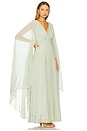 view 2 of 5 Serdena Long Dress in Sage