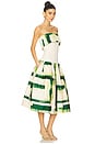 view 2 of 3 Robia Dress in Green Brushstroke