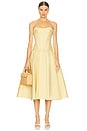 view 1 of 4 Summers Dress in Yellow Stripe