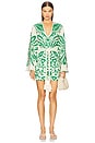 view 1 of 3 Noriko Dress in Emerald Palm