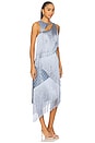 view 2 of 4 Costa Dress in Blue Jacquard